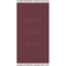 Πετσέτα Θαλάσσης 86x160 Melinen Home Seas The Day Bordeaux 100% Βαμβάκι