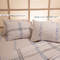 Set Of 2 Pillowcases 50x70 (Top Sheet Design) Melinen Home Ultra Line Andrew Blue 100% Cotton 144TC