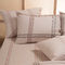 Double Bed Sheets Set 4pcs 235x270 Melinen Home Ultra Line Andrew Grey 100% Cotton 144TC
