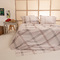 Single Fitted Bed Sheets Set 3pcs 100x200+32 Melinen Home Ultra Line Andrew Grey 100% Cotton 144TC