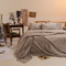 Single Bed Sheets Set 3pcs 170x270 Melinen Home Ultra Line Yos Beige 100% Cotton 144TC
