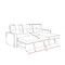 Γωνιακός Καναπές Κρεβάτι Tiago Με Αποθηκευτικό Χώρο 222x150x94εκ. Γκρι Με Αναστρέψιμη Γωνία