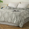Double Coverlet 220x240 Melinen Home Isla Grey 100% Prewashed Polyester