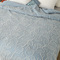 Single Coverlet 160x240 Melinen Home Ariel Light Blue 100% Prewashed Polyester