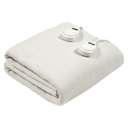 Double Size Electric Blanket 140x155cm Polyester Das Home 0487