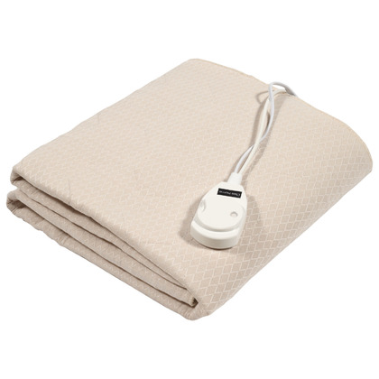 Single Size Electric Blanket 75x155cm Cotton/Polyester Das Home 0488