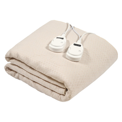 Double Size Electric Blanket 140x155cm Cotton/Polyester Das Home 0488
