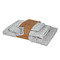 Bath Towels 3pcs. Set 30x50cm, 50x100cm & 70x140cm Cotton Das Home 0687