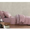 King Size Bed Sheets Set 4pcs 270x280 NEF-NEF Elements Estia Pink 100% Sateen Cotton 300TC