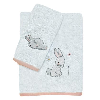 Bath Towels Set 30x50cm & 70x140cm Cotton Das Baby Fun Collection 4867