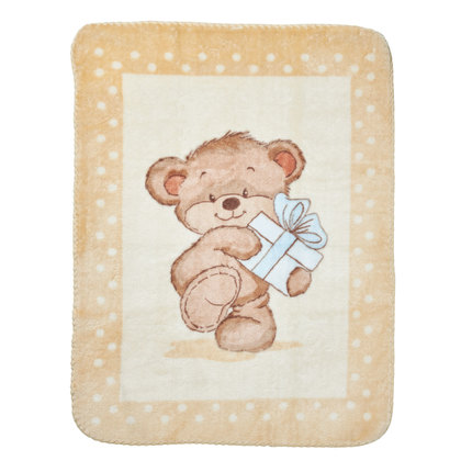 Baby Velour Blanket 110x140cm Polyester Das Baby 4871