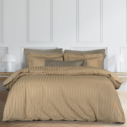 Queen Size Bedsheets 4pcs. Set 240x270cm Cotton Satin Greenwich Polo Club Classic Collection 2153