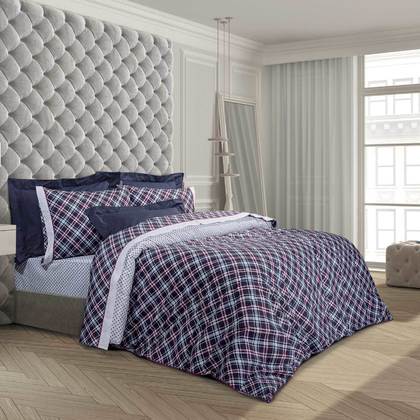 King Size Duvet Cover 3pcs. Set 240x260cm Cotton/ Polyester Greenwich Polo Club Essential Collection 2171