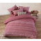 Double Bed Sheets Set 4pcs 240x270 NEF-NEF Smart Line Cleran Paprica 100% Cotton 144TC