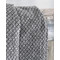 Armchair's Throw 160x180cm Rythmos Waves/ Gray