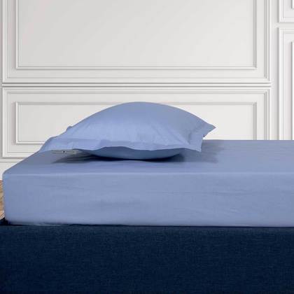 Single Size Fitted Bedsheet 100x200+35cm Cotton/ Polyester Greenwich Polo Club Loft Collection 2507