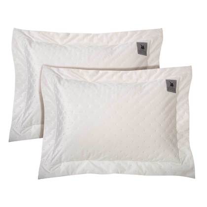 Pair of Pillowcases 50x70+5cm Microfiber Greenwich Polo Club Essential Collection 3429