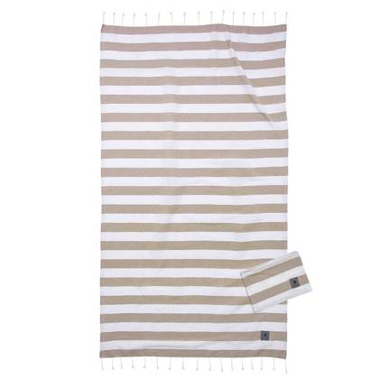 Set of Beach Towel 90x170cm & Cosmetic Bag 22x30cm Cotton Greenwich Polo Club 3821