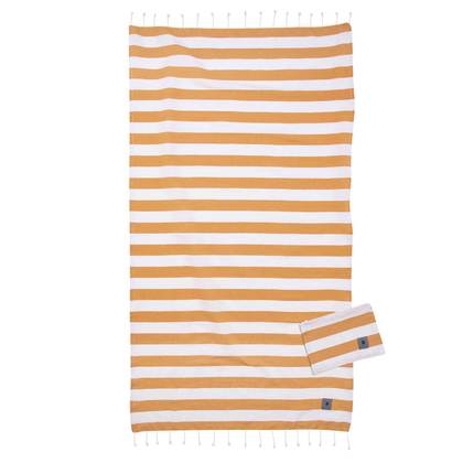 Set of Beach Towel 90x170cm & Cosmetic Bag 22x30cm Cotton Greenwich Polo Club 3823