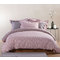 Double Bed Sheets Set 4pcs 240x270 NEF-NEF Premium Collection Allesia Amethyst 100% Pennie Sateen Cotton 210TC