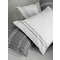 Queen Size Bedsheets 4pcs. Set Cotton 240x260cm Nima Home Bold - Gray 32720