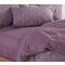 Single Bed Sheets Set 3pcs 170x270 NEF-NEF Smart Line Shreder Mauve 100% Cotton 144TC