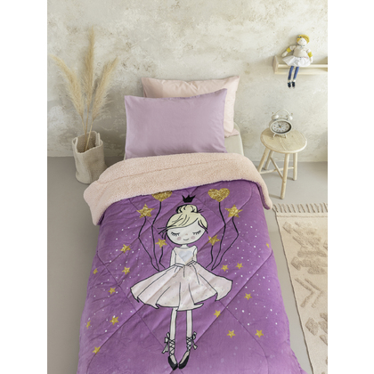  Junior Single Size Duvet-Blanket 150x220cm Polyester Nima Home Prima Ballerina 32364