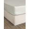 King Size Fitted Bedsheet 185x205+35cm Cotton Satin Nima Home Superior - Fog Beige 32939