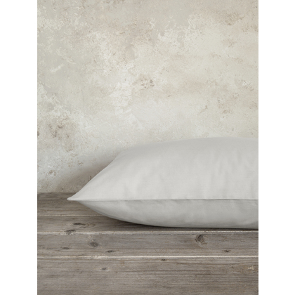 Pair of Oxford Pillowcases 52x72cm Cotton Nima Home Unicolors - Oat Beige 32865