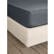 King Size Flat Bedsheet 270x280cm Cotton Nima Home Unicolors - Midnight Gray 32854