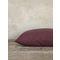 Pair of Oxford Pillowcases 52x72cm Cotton Nima Home Unicolors - Deep Bordeaux 32874