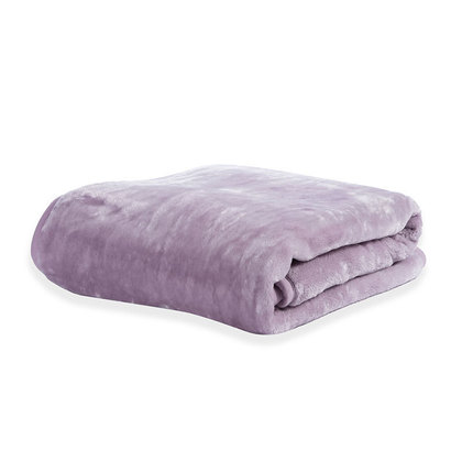 Single Velour Blanket 160x220 NEF-NEF Loft-22 1204-Lilac 100% Polyester