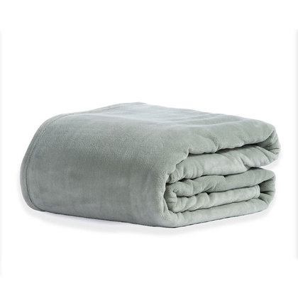 Single Fleece Blanket 160x220 NEF-NEF Cosy Sea Green 100% Polyester