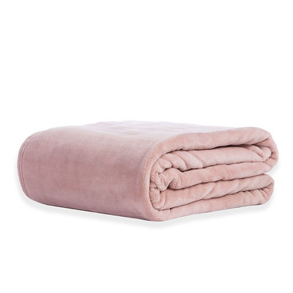 Single Fleece Blanket 160x220 NEF-NEF Cosy Pink 100% Polyester