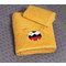 Kid's Bath Towels Set 2pcs 30x50/70x140 NEF-NEF Angry Lion Gold 100% Cotton