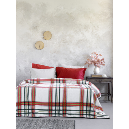 Single Size Velour Blanket 160x220cm Polyester Nima Home Joy 32338