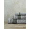 Bath Towels 3pcs. Set 30x50cm,50x90cm & 70x140cm Cotton Nima Home Sutra - Gray 32554