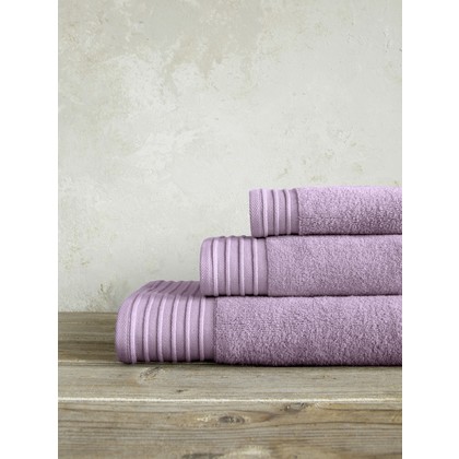 Hand Towel 40x60cm Zero Twist Cotton Nima Home Feel Fresh - Pale Mauve 32416