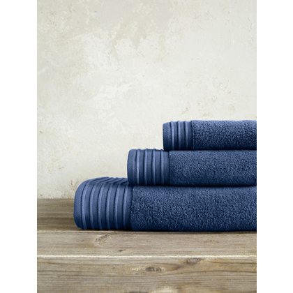 Πετσέτα Προσώπου 50x100cm Βαμβάκι Zero Twist Nima Home Feel Fresh - Aegean Blue 32411