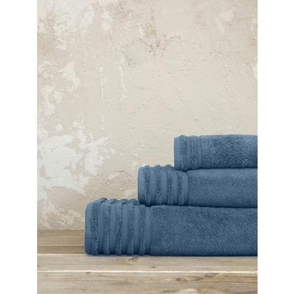 Hand Towel 30x50cm Zero Twist Cotton Nima Home Vista - Shadow Blue 32425