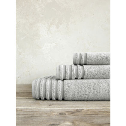 Hand Towel 30x50cm Zero Twist Cotton Nima Home Vista - Fog Gray 32419