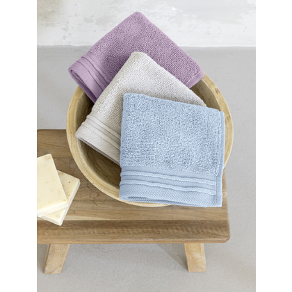 Hand Towels 3pcs. Set 30x30cm Cotton Nima Home Breezy - Light 32393