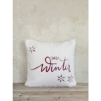 Devorative Pillow 45x45cm Polyester/ Cotton Nima Home Sweet Winter 33119