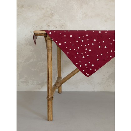 Tablecloth 85x85cm Cotton Nima Home Christmas Star 33025