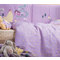 Baby's Crib Sheets Set 3pcs 120x170 NEF-NEF Piu Piu Lilac 100% Cotton 144TC