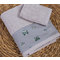 Baby's Bath Towels Set 2pcs 30x50/70x140 NEF-NEF Green Car Grey 100% Cotton