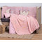 Βρεφική Κουβέρτα Αγκαλιάς Fleece 75x110 NEF-NEF Fly Love Pink 100% Polyester