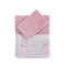 Σετ Βρεφικές Πετσέτες 2τμχ 30x50/70x140 NEF-NEF Fly Love Pink 100% Βαμβάκι 