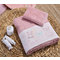 Baby's Bath Towels Set 2pcs 30x50/70x140 NEF-NEF Fly Love Pink 100% Cotton