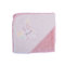 Baby's Cape 75x75 NEF-NEF Fly Love Pink 100% Cotton